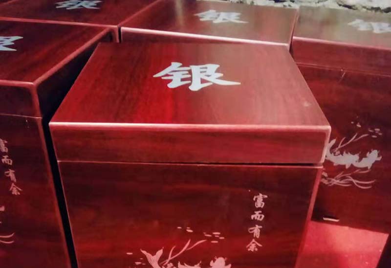 襄樊油漆木质盒-06